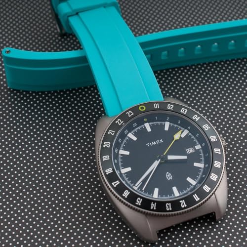 Image of StrapHabit Quick Release Rubber Watch Strap Band FKM 20mm 22mm 24mm