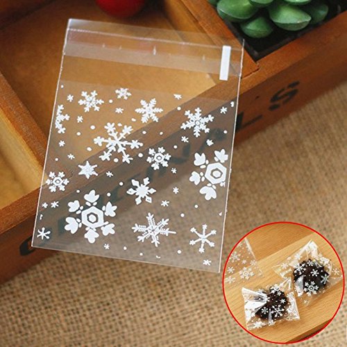 100 unidades Bolsas decorativas para dulces Navidad miniatura 4