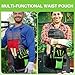 WORKPRO Garden Tool Belt, 5-Pocket Single Side Gardening Tool Pouch with Adjustable Waist Strap, Utility Garden Waist Bag for Women, Ideal for Gardening, Carpentry, and DIY Projects