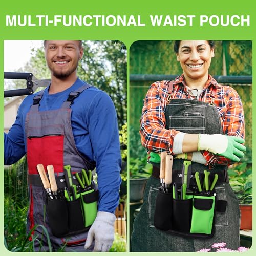 WORKPRO Garden Tool Belt, 5-Pocket Gardening Tool Pouch with Waist Strap by WORKPRO - Image 7