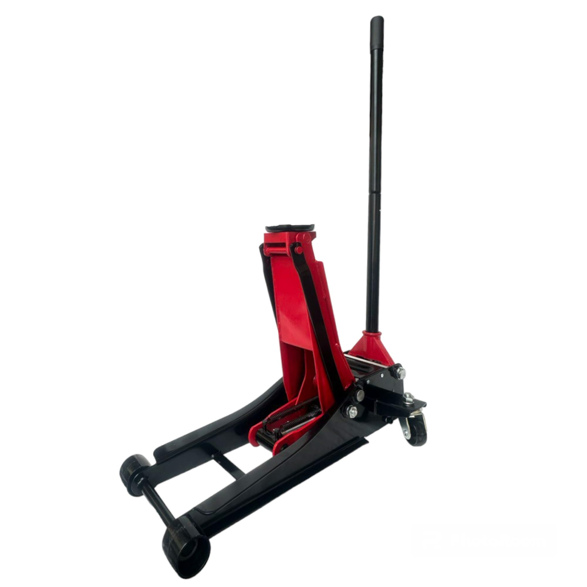 Crick Sollevatore Auto Martinetto Idraulico 4 Tonnellate Cric 4 Ton Professionale per Auto Assetto Basso Ribassato e ruote bidirezionali a cuscinetto per veicoli, auto alzata doppio pistone