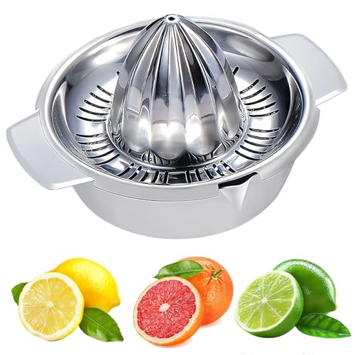 Gerhannery Spremiagrumi Manuale, Spremi Limone Manuale Con Contenitore in 304...