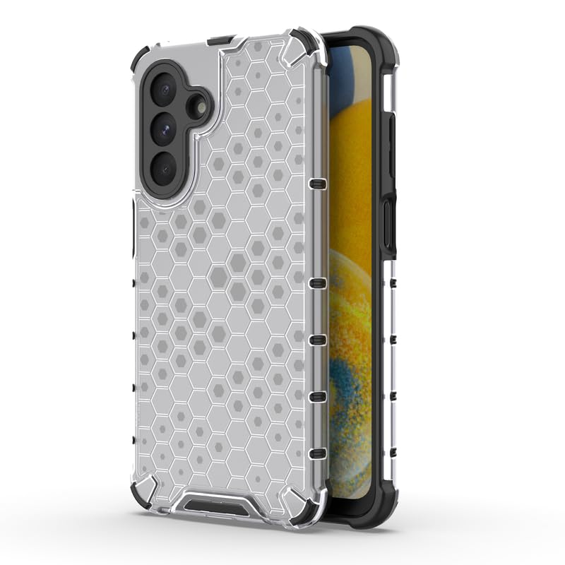Image of Plastic Bumper Back Case Cover for Samsung Galaxy A26 5G (Transparent)