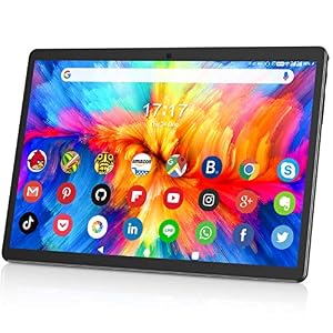 Tablet 10 Inch, Dual SIM Solt Android 9.0 Quad Core Processor Tablets, 32GB ROM 6000mAh Battery Google Certified HD…