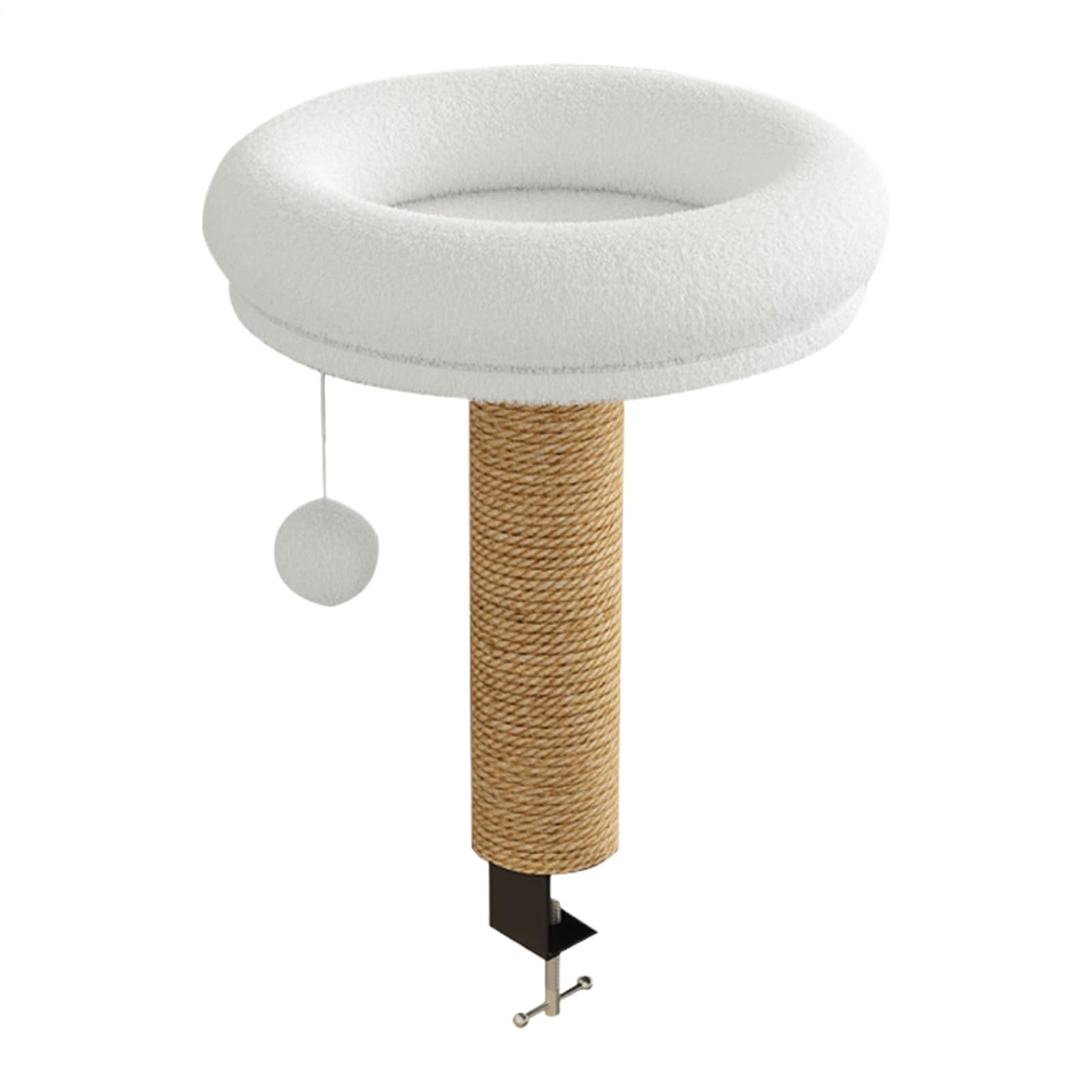 Cuccia Per Gatti Da Scrivano Montaggio,Antiribaltamento 360° Girevole Riscaldata | Antiscivolo per Tavolo | Per Interni Casa Inverno Camera Da Soggiorno Balcone Libreria Postazione Di Lavoro