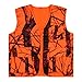 VicBre Blaze - Chaleco de caza naranja con bolsillos para hombre, ropa de abrigo para pesca, camping, Naranja, Medium