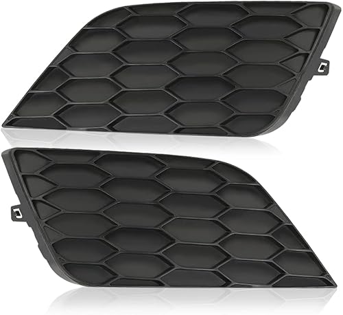 G-PLUS Cubiertas de luz antiniebla, bisel de rejilla, compatible con Nissan Sentra 2016 2017 2018 2019, accesorios para lámpara antiniebla, cubierta