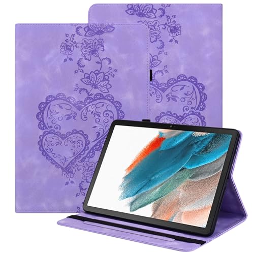 Étui pour Honor Pad X8a 11" avec porte-stylo et fente carte violet