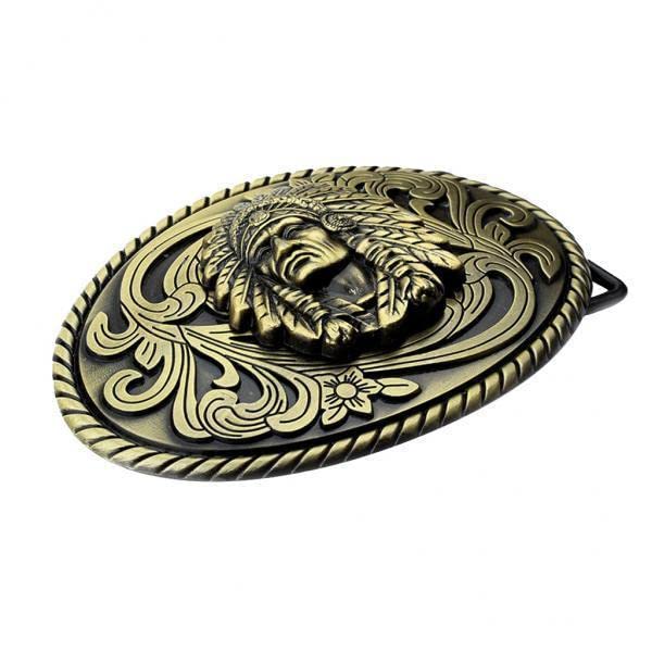 Merishopp 2xNative American Indian Warrior Chief Belt Buckle Casual Mens Belt Buckle | Clothing Shoes & Accessories | Mens Accessories | Belt Buckles-image-46