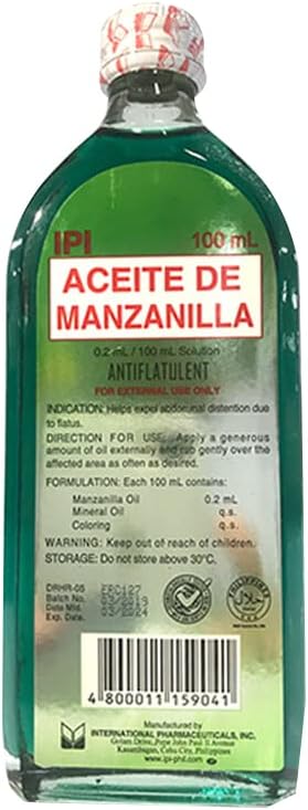 Aceite De Manzanilla 3.4 fl oz (100 ml) Large Size (NEW STOCK)