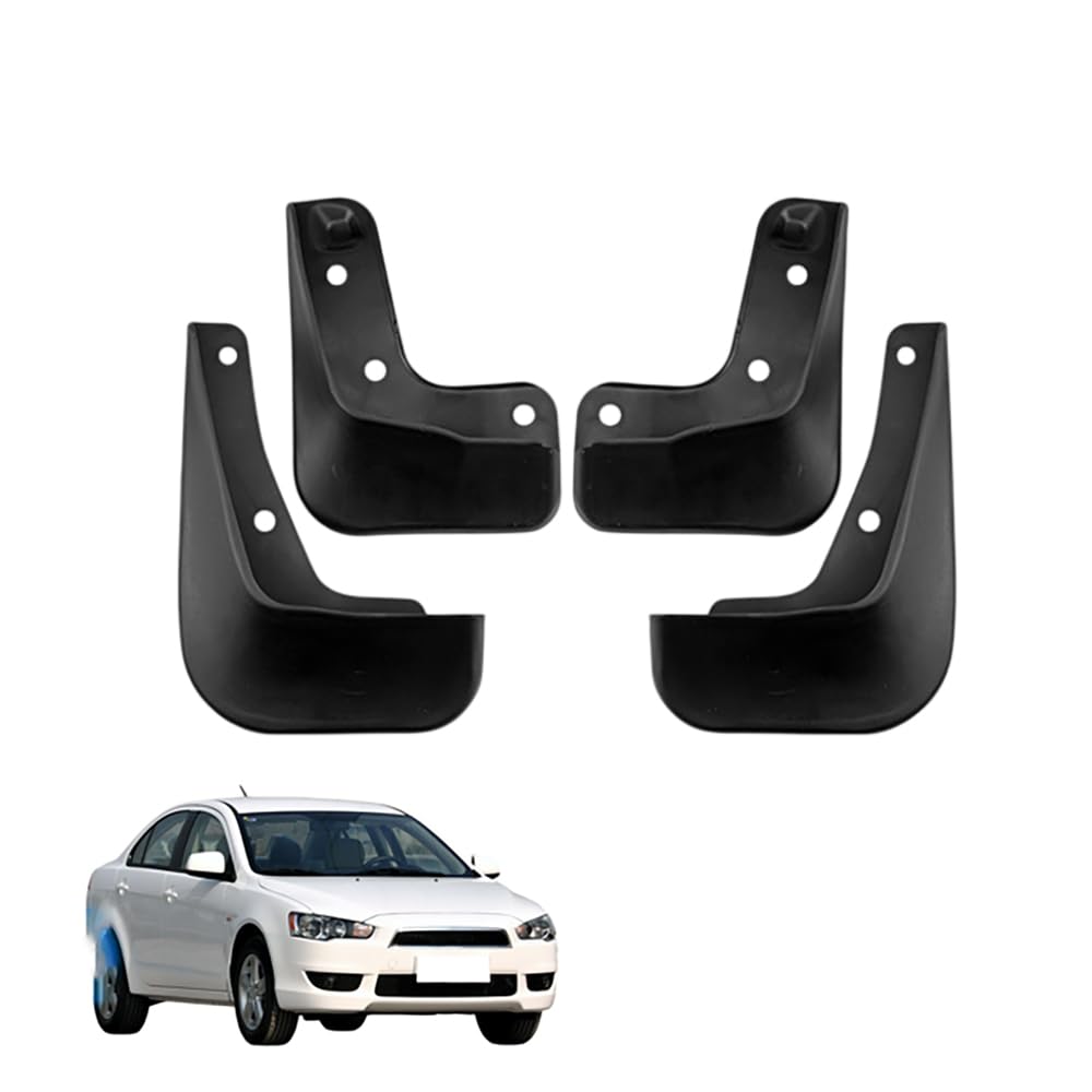 AMHVMU 4pcs Mud Flaps for Mitsubishi Lancer EX 2010-2016