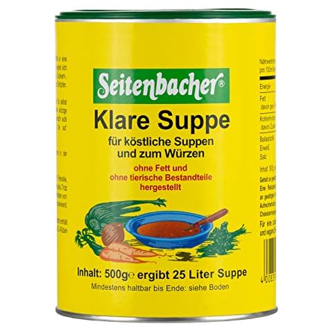 Seitenbacher Klare Suppe I der Allrounder I ohne Fett I ergiebig I vegan I glutenfrei I lactosefrei I Cover