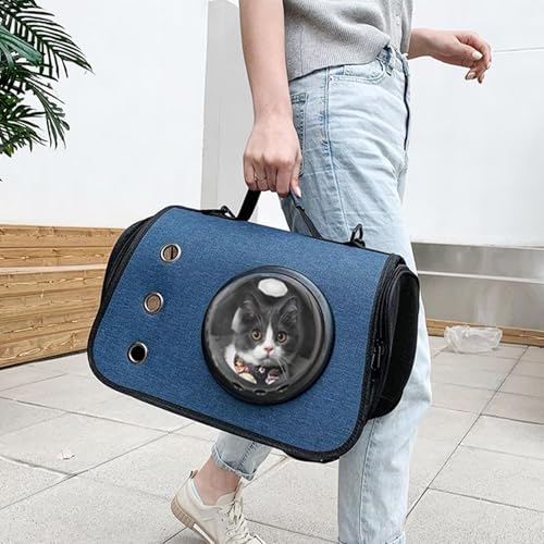 Sac de transport pour chat anti stress pliable et aéré