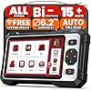 OBD2 Scanner ANCEL FX6100 Bidirectional Scan Tool, Full System Car Diagnostic Scanner with Active Test, 15+ Service, Oil/EPB/BMS/ABS Bleeding/Injector Coding, FCA&CANFD, AutoScan, Free Upgrade