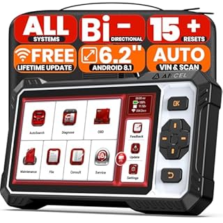 OBD2 Scanner ANCEL FX6100 Bidirectional Scan Tool, Full System Car Diagnostic Scanner with Active Test, 15+ Service, Oil/EPB/BMS/ABS Bleeding/Injector Coding, FCA&CANFD, AutoScan, Free Upgrade