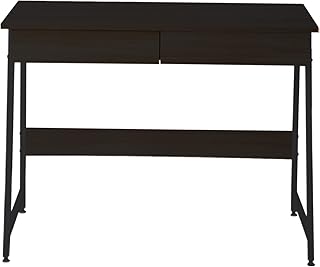 Classic, Easy Life, Computer Desk, Office, Desk, PC Desk, Meeting Table, Study Desk, Telework, Drawer, Sturdy and Easy to Assemble, Width 39.4 x Depth 18.9 inches 100 x 48 mm Black