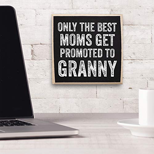 Onlythebestmomsgetpromotedgrannygrandparentsgiftsrusticwoodensignlittlesignswithsayingshomedecorgiftforgrandmagrammygiftforgrandparentsdaygiftsforgrandparents Urban Country Home Decor Only the best moms get promoted granny grandparents gifts rustic wooden sign little signs with sayings home decor gift for grandma grammy gift for grandparents day gifts for grandparents urban country home decor