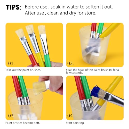 Joyooss PB-FR16-12 Paint Brushes For Kids thumb #8