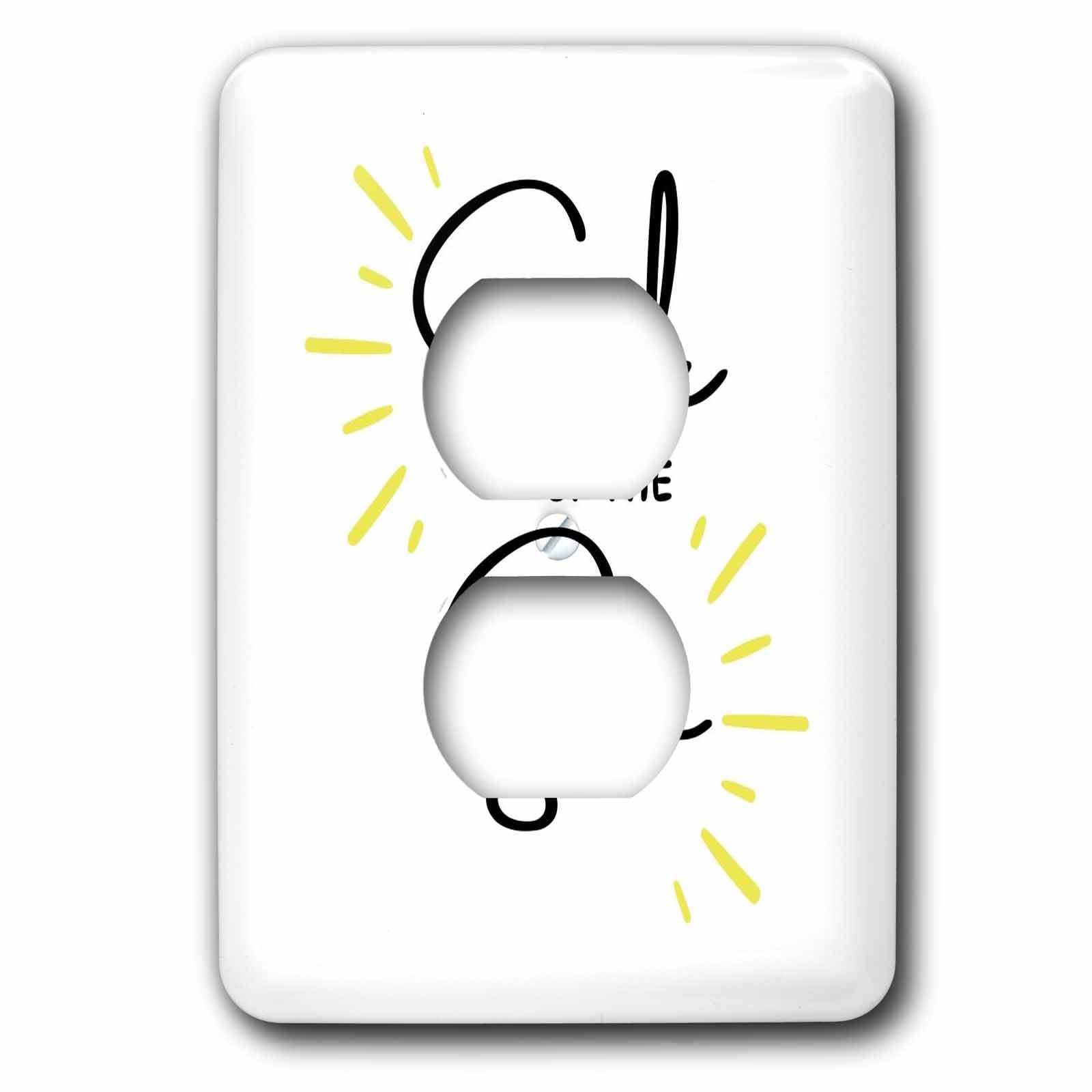 3dRose Image of quote about summer Soak up the Sun - Light Switch Covers (lsp-388409-6)