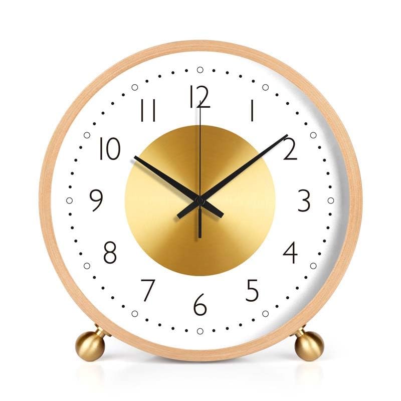 Reloj de mesa de cuarzo minimalista para transformar tu escritorio de estudio