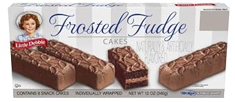 Little Debbie Frosted Fudge Cakes 12oz box, 8 cakes per box 6 boxes