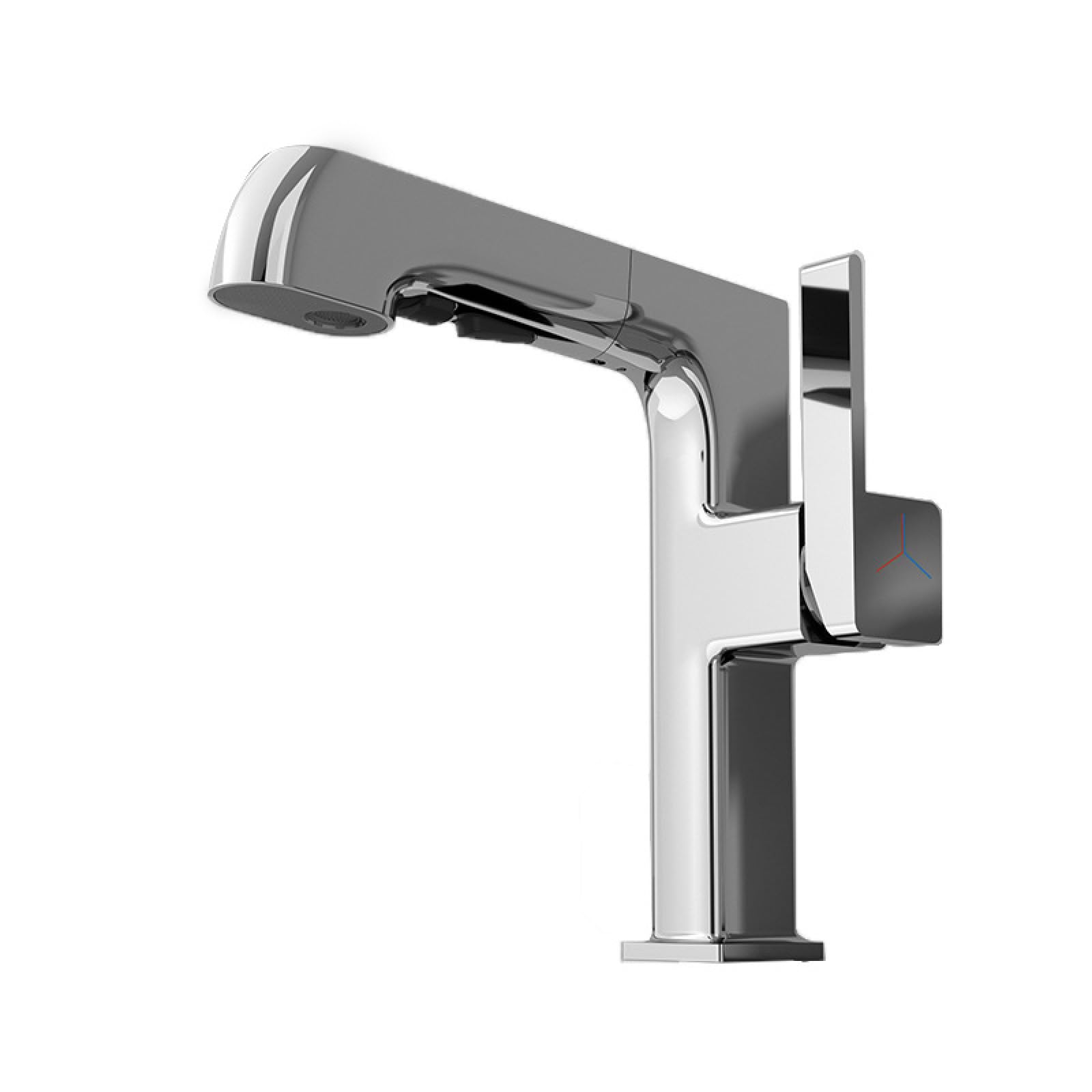 Fanjubei Chrome Color Hot And Cold Water Taps Gushed From The Bathroom, Chrome-Plated