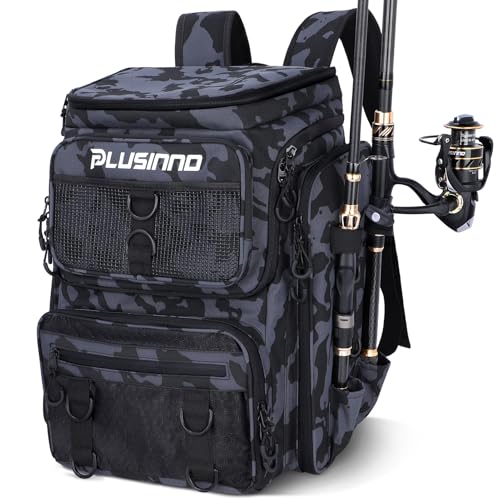 PLUSINNO Tep-sjbmch-02 Accessoire de Voyage-Organisateur d'empaquetage, Camouflage Noir, 36 cm x 25 cm x 45 cm Mixte Adulte