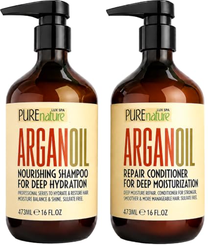 PURE NATURE LUX SPA Moroccan Argan Oil Shampoo and...