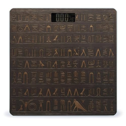 Báscula Digital de Baño con Diseño Egipcio Antiguo miniatura 1
