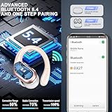 Wireless Earbuds, Sports Bluetooth 5.4 Headphones 75Hrs Stereo Deep Bass Ear Buds, 4 ENC Noise Cancelling Mic Earphones with Earhook, USB-C, LED Display, IP7 Waterproof Headset for Running Gym Workout - Image 2