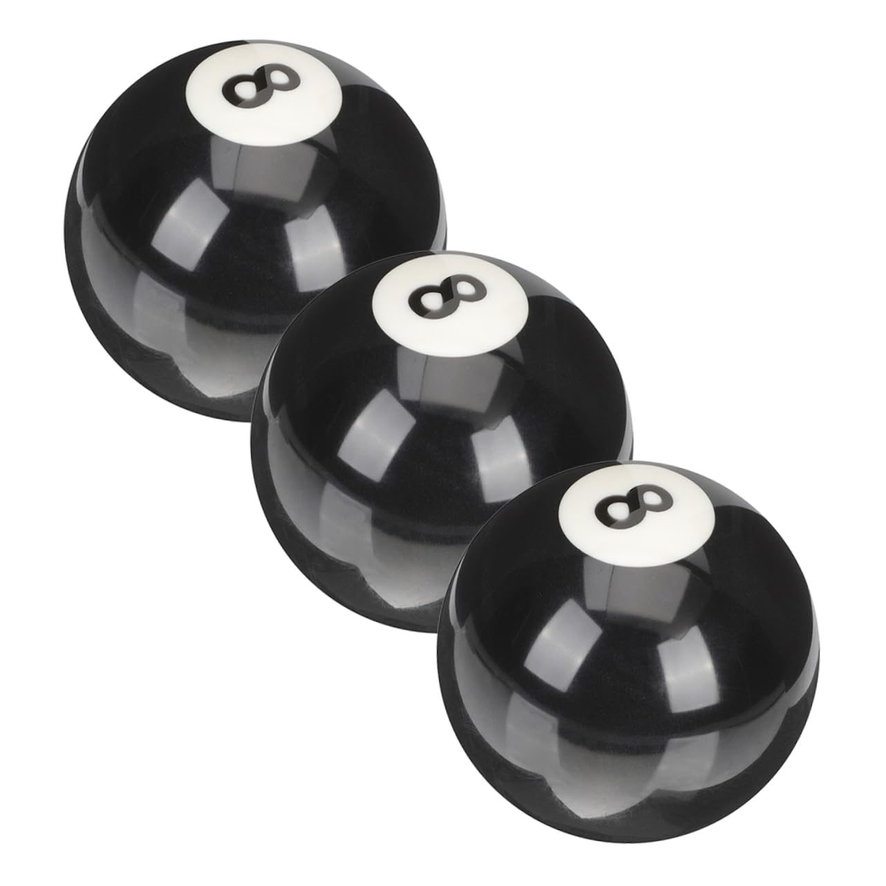 GOOHOCHY 3pcs Resin Pool Balls Professional Ball Large Billiard Replacement Pool for Practice