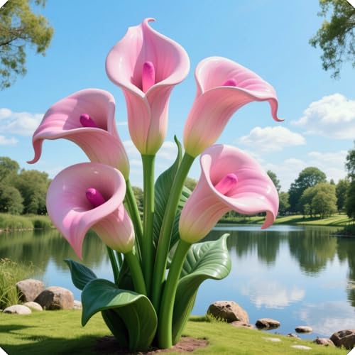 Los bulbos de cala son resistentes al frío y al calor, ideales tanto para plantaciones de interior como de exterior.-2bulbos-E