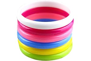 48Pcs Plastic Bangle Bracelets