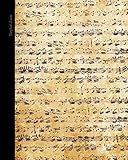 Notizbuch Liniert: Geschenke für Musikliebhaber; ein schönes Notizbuch (Taschenbuch, etwas kleiner als A4, mit 100 Seiten & Inhalt) Aus unserem Antiken Pergament Sortiment