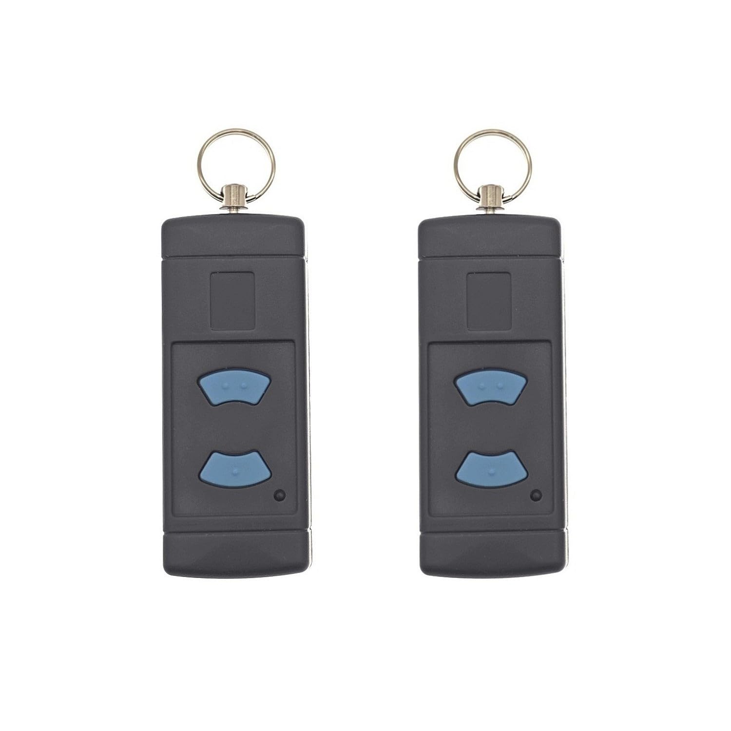 JZK 2PCS Two buttons garage door key fob for Hormann blue button garage door remote control replacement for Hormann HSE2 HSE4 HSM4-868MHZ HSM 2/4