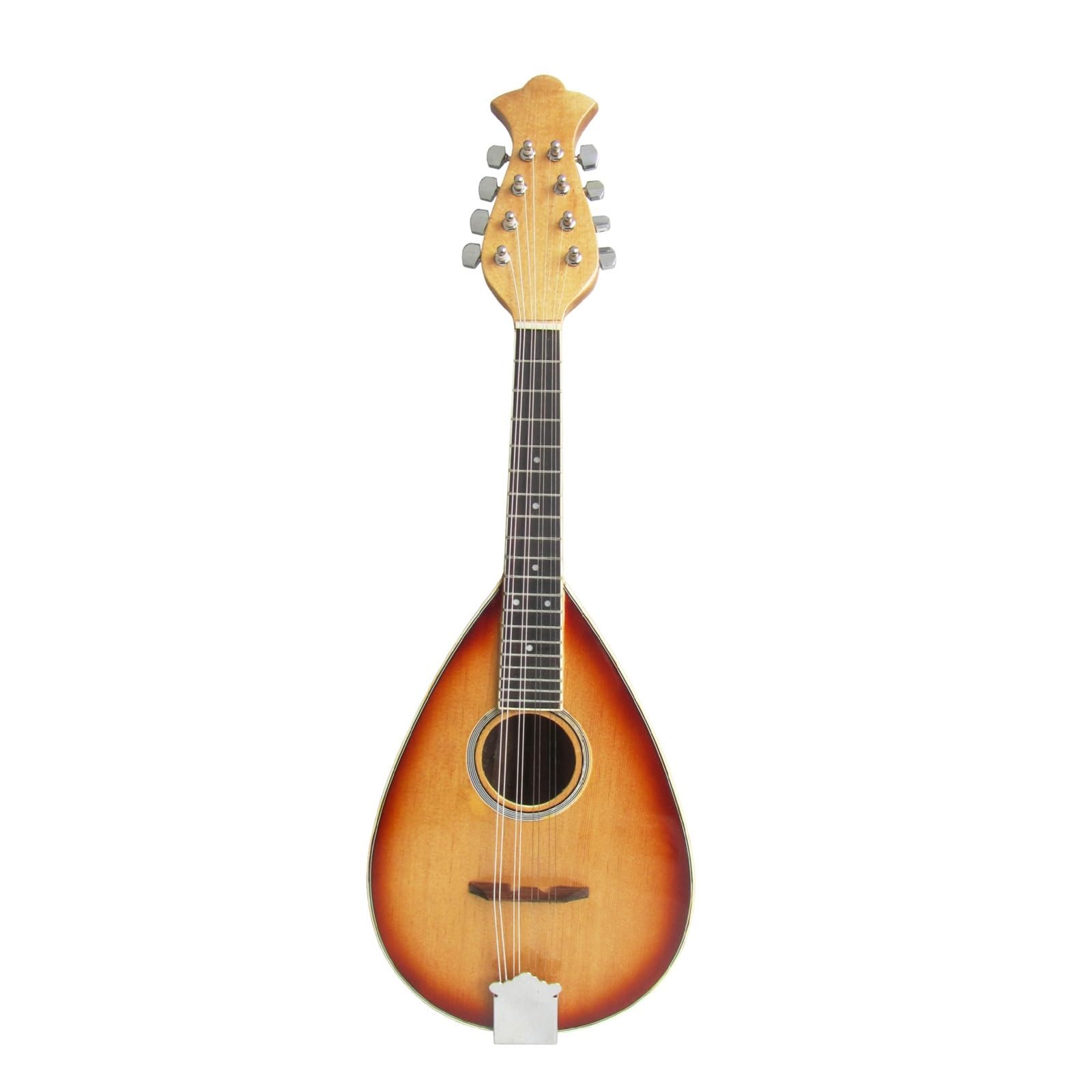 Treble Mandoline Bois Massif Huit Cordes Mandoline Cordes En Acier Avec Étui En Cuir Mandoline pour Adulte