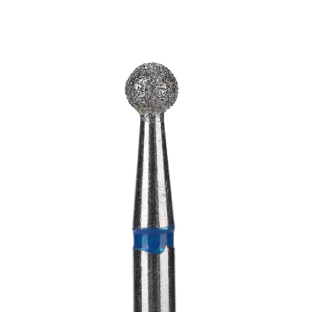 30Pcs/Set Punta per trapano per unghie Testa di smerigliatura per diamanti Trapano per nail art Kit testa smalto Trapano per unghie Accessori per macchine per nail art(A)