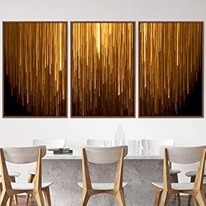 signwin 3 Piece Framed Canvas Wall Art Abstract...
