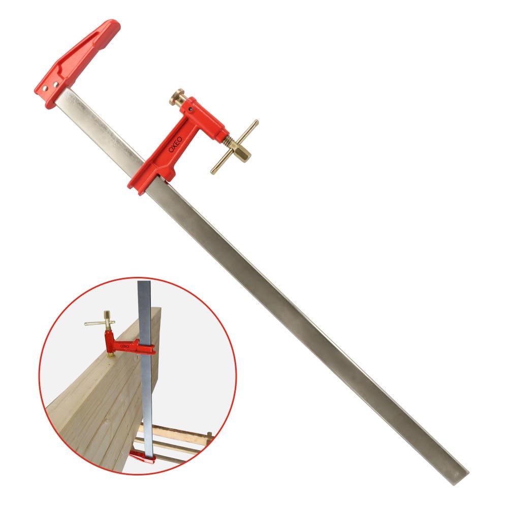 Lot de 2 serres joints à pompe 80 cm - Acier laminé - Longueur de serrage 80 cm - Saillie 125mm - Frein anti glissement