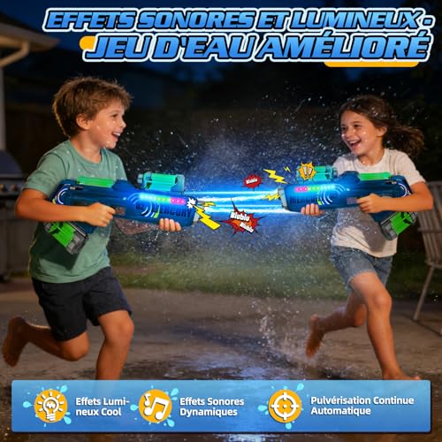 Pistolet à eau électrique de 32 pieds de portée pour grands espaces