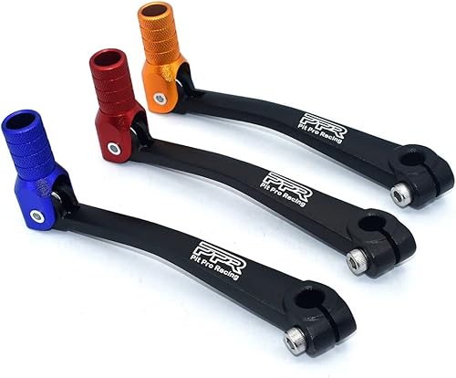 Vista 30 de Palanca de cambios de aluminio CNC, palanca de cambios de pedal plegable, apta para CRF50 XR50 XR CRF 50cc 110cc 250cc Dirt Pit Monkey Bike negro