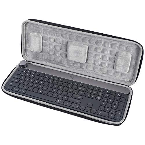 Fututech Pokrowiec ochronny do Logitech Craft Advanced torba do przechowywania bezprzewodowej klawiatury podróżnej, etui na klawiaturę, antydeformacyjne, akcesoria komputerowe