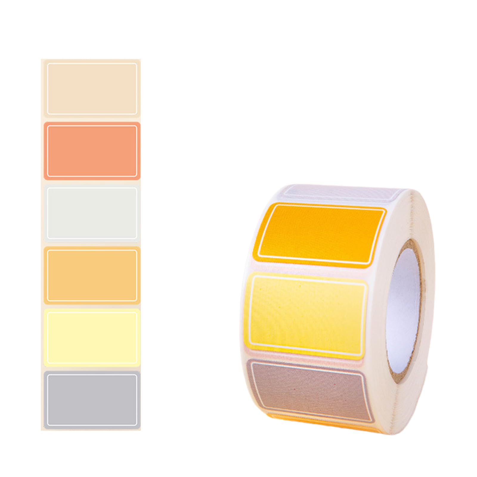 CAZSTYK 500Pcs Writable Colorful Removable Name Labels Stickers for Daycare, Office, School