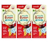 FARMER QUEEN Korea 6-Years-Old Red Ginseng Jelly Stick for Kid Great for Kid's Immune System (10 Sti