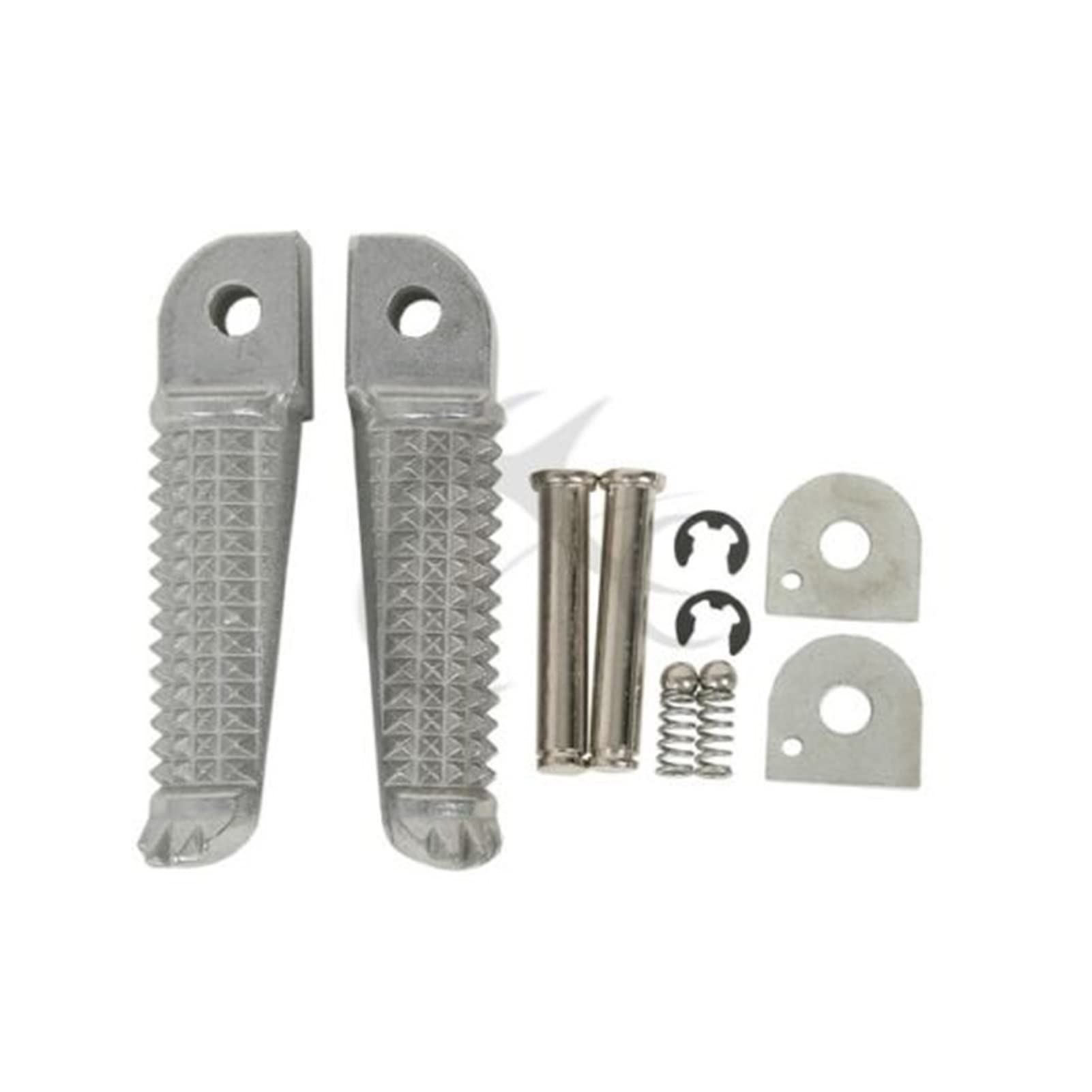 Repose-pieds arrière moto pour Yamaha YZF R1 1998 1999 et YZF600R argent