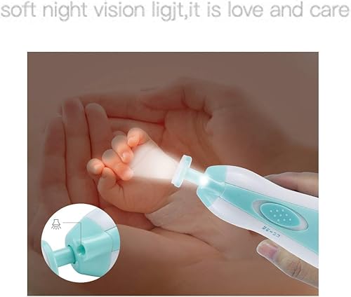 Miniatura 5 de Lima de uñas para bebé, lima eléctrica, cortador de uñas para bebé y cortaúñas con seguridad ligera para recién nacidos, niños o adultos