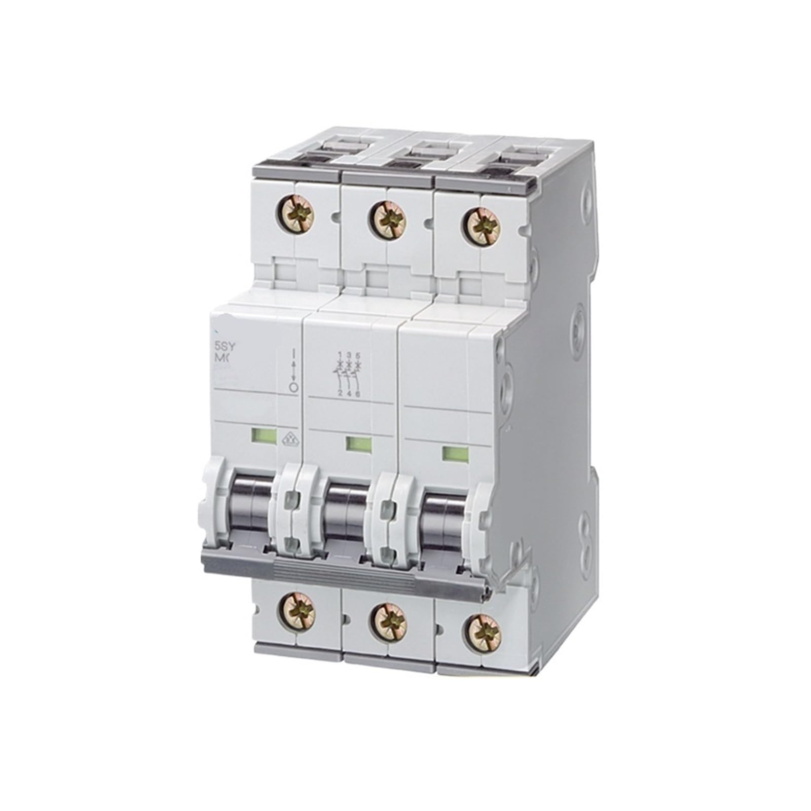 Disjoncteur miniature 5SY4 3P D63 Siemens pour protection tableau électrique triphasé 5SY43638CC