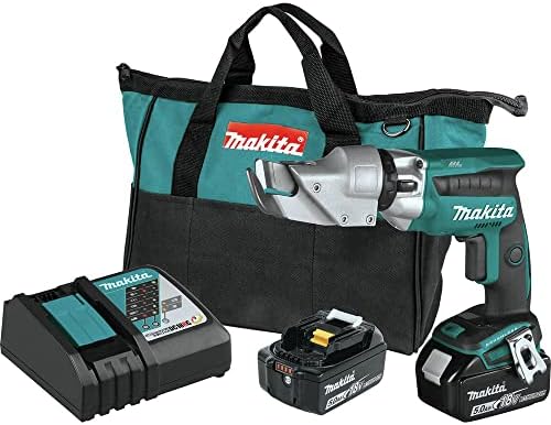 Makita XSJ04T 18V LXT® Lithium-Ion Brushless Cordless 18 Gauge Offset Shear Kit (5.0Ah)