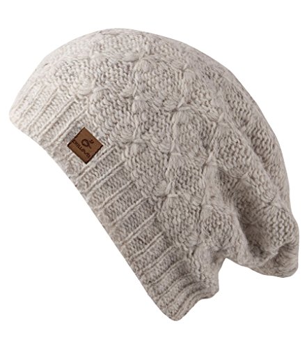 CHILLOUTS Nova - Berretto oversize, bianco crema