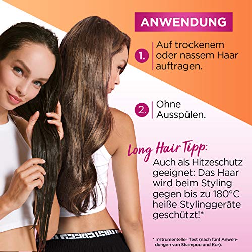 L'Oréal Paris Elvital Leave-In Hair Treatment Against Split Ends, For Long, Damaged Hair, No Rinse, No Parabens, With Castor Oil, Dream Length No Split Ends Milk, 1 x 200 ml - Image 7